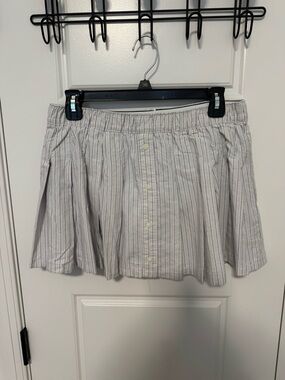 Aerie Oxford Tennis Skirt